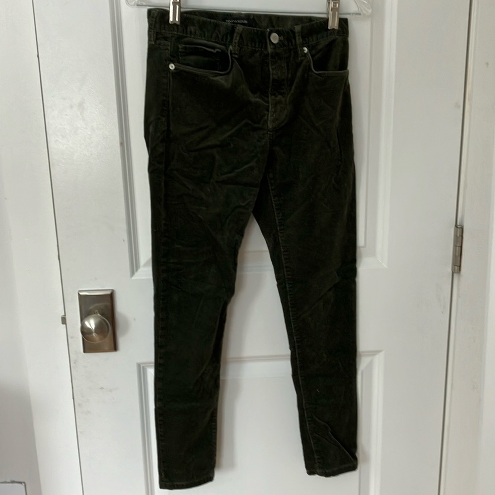 Banana Republic Corduroy Jeans Olive Green 26